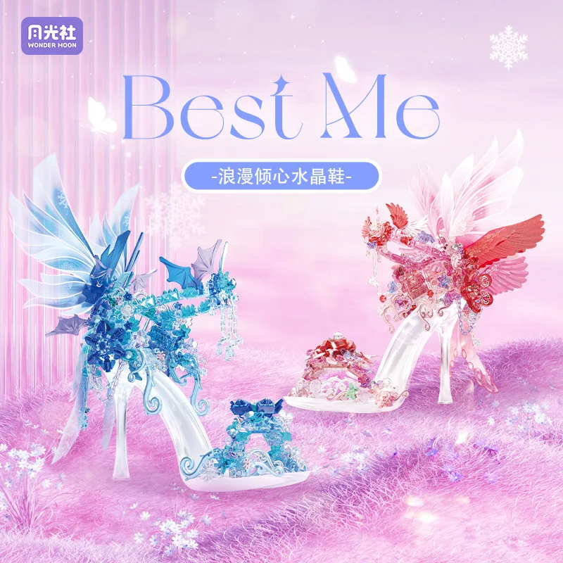 New Arrivals SEMBO Blocks 804244-45 Crystal shoes model MOC Micro Building Blocks kit Puzzle educational Blocks toy for kids