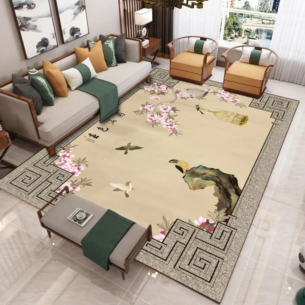 custom manufacturer cheap price polyester printed carpet for home floor