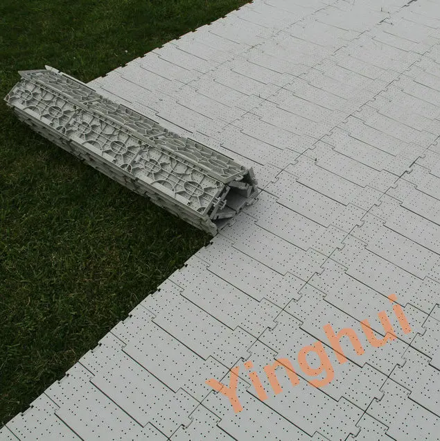 T-02 Outdoor Heavy Weight Duty Anti-slip Grass Protect Flooring Event Decking Roll Up Design Concert Floor
