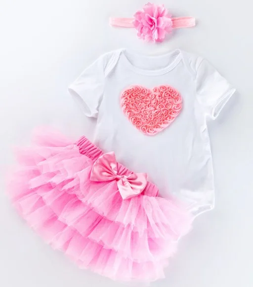 Summer 1 Year Baby Girl Dress Lovely Party Girls Tutu Dress Toddler  Baby 1st Birthday Outfit