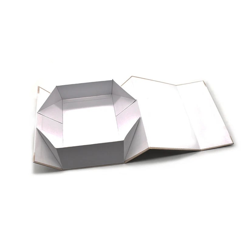 
YW-006 Custom small packaging folding box carton printed magnetic clousure carboard gift box for beauty products 