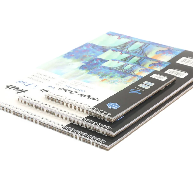 Keep Smiling Professional Artists A4 12 Sheet 300gsm Watercolor Acrylic Painting Pad Sketchbook For Drawing