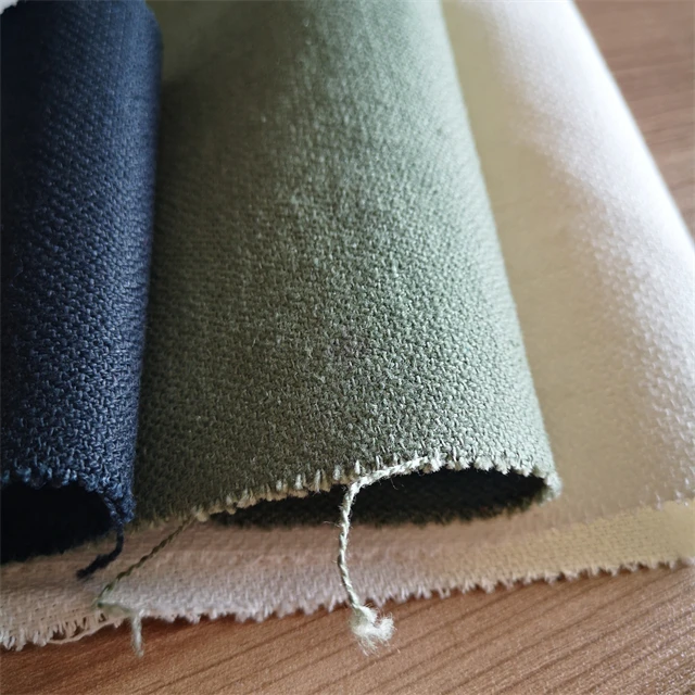 Eco-friendly fabric 55% hemp 45% cotton woven fabrics for home sofa bag and cloth