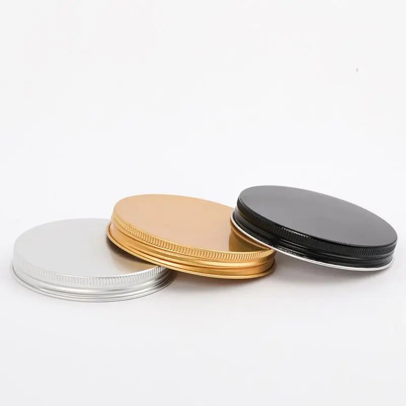 Diameter 68mm Bottle Lids Silver Metal Aluminum Screw Caps 68/400