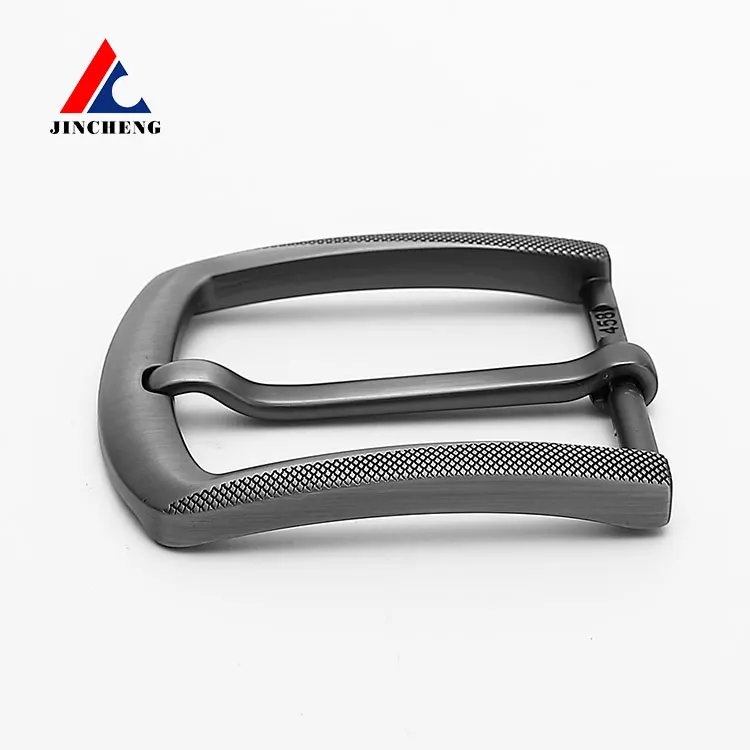 Черная металлическая пряжка из цинкового сплава с логотипом на заказ оптом