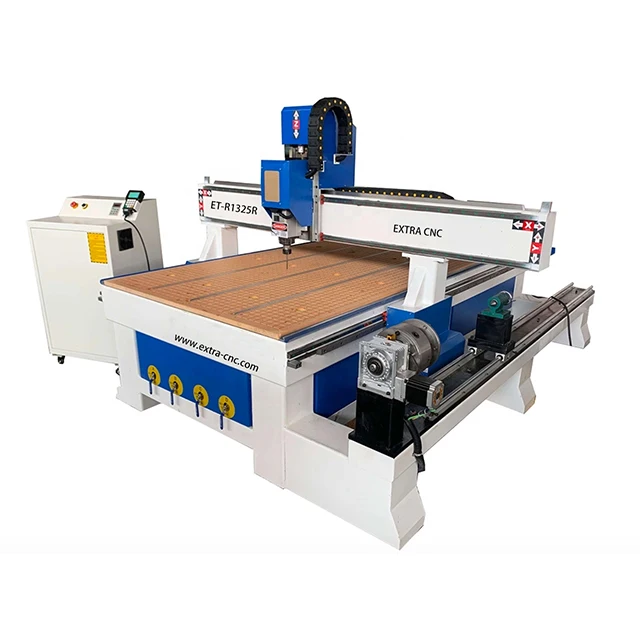Горячая Распродажа 1325 Ротари 4 оси cnc маршрутизатор машина