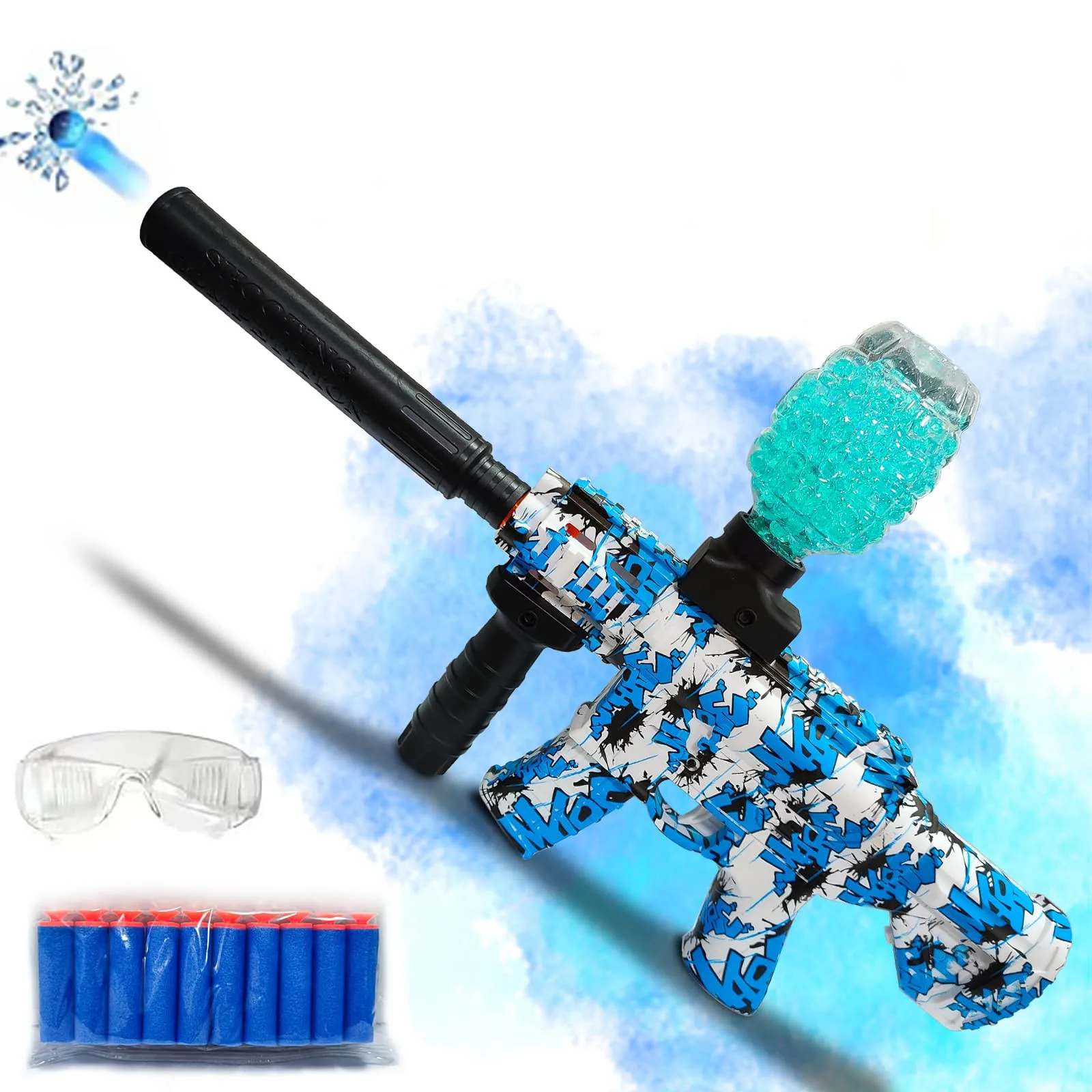 Factory Bestseller Electric Toy Rifle Soft Rubber Bullets Water Beads Gel Ball Outdoor Shooting Game Blaster Toy Gun