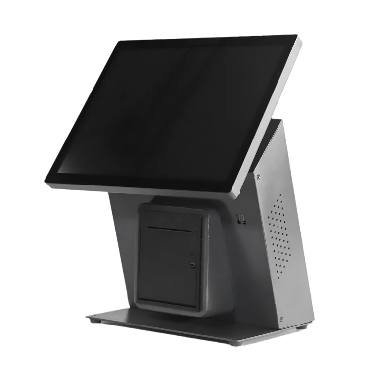 China Professional Pos System 15inch Touch Pos Cashier Machine Pos System With 80mm Thermal Printer For Supermarket