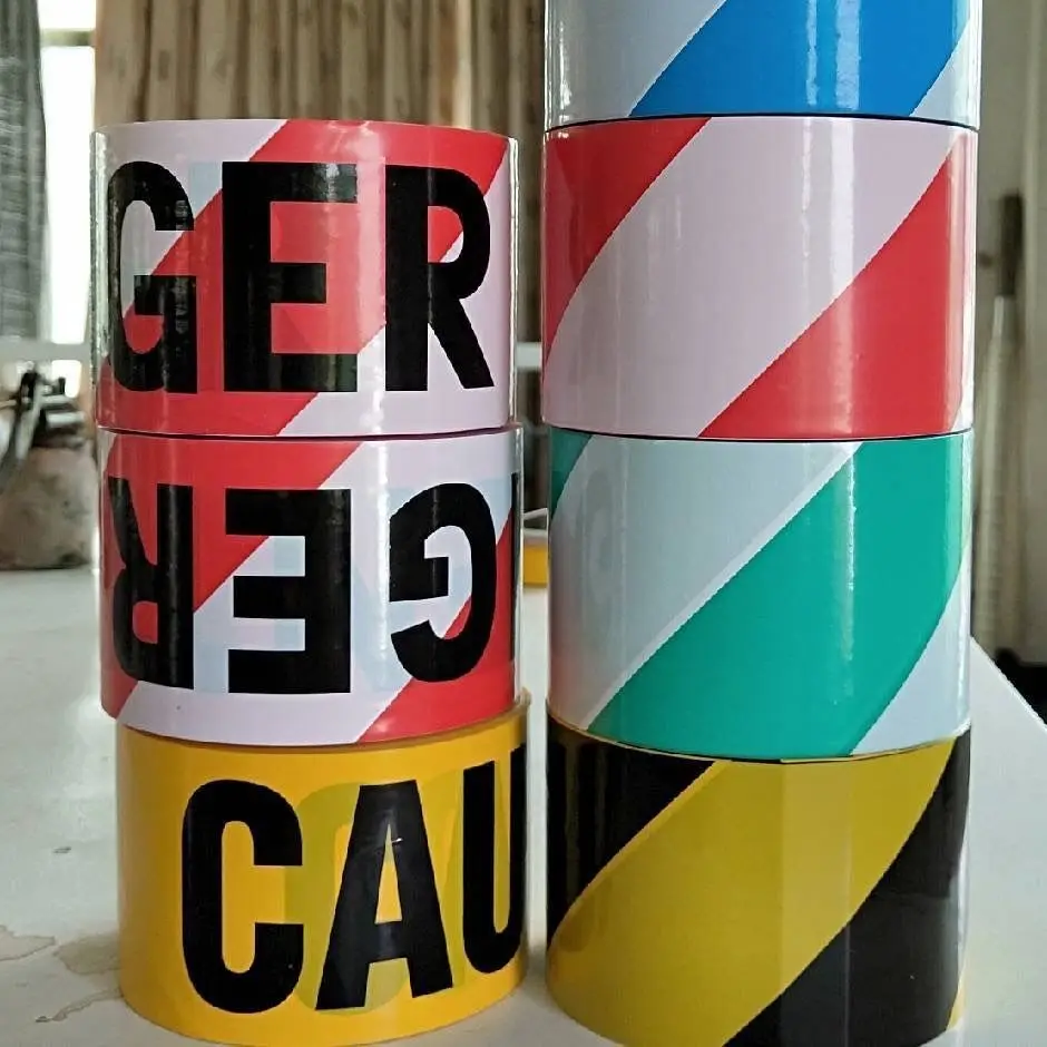 Non adhesive PE caution tape safety marker warning tape barrier belt