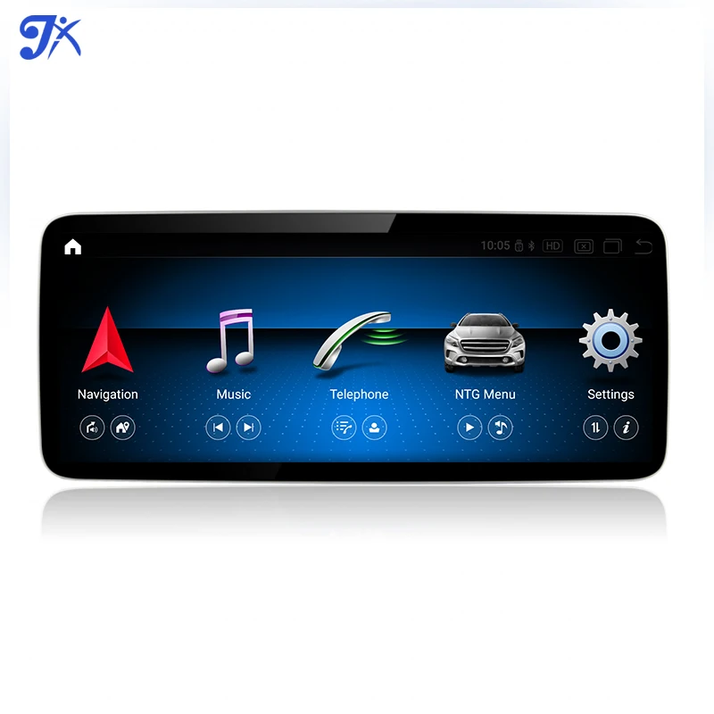 10.25 Inch Octa Core Android 12 Car Multimedia Player for Mercedes Benz C Class 2007-2010 Built in 4G Sim Car Dvd Radio Stereo