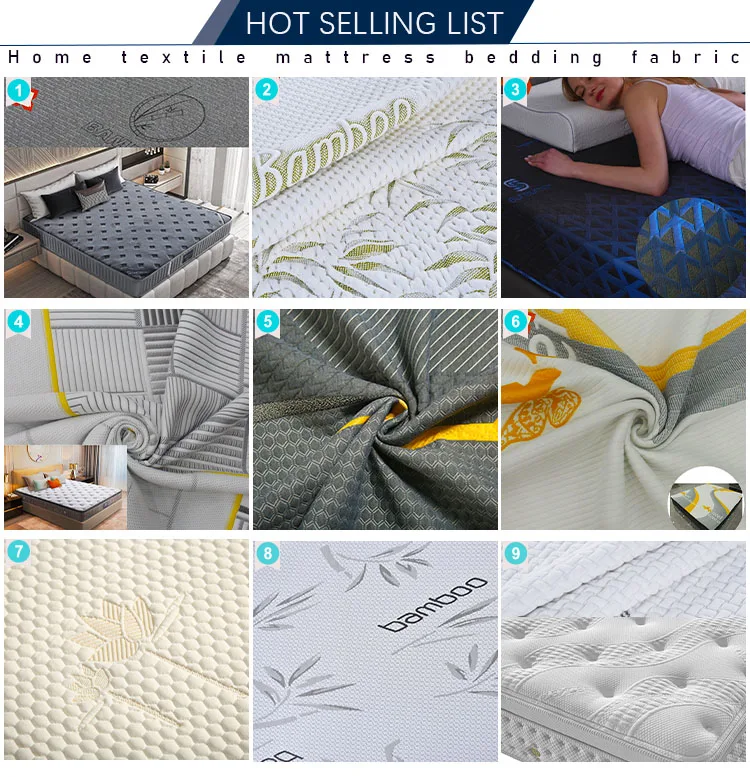 Fabric For Mattresses Wholesale Carbon Fibre Cloth Pillow Fabric Hotel Mattress Bed Manufacturers Mattress Topper