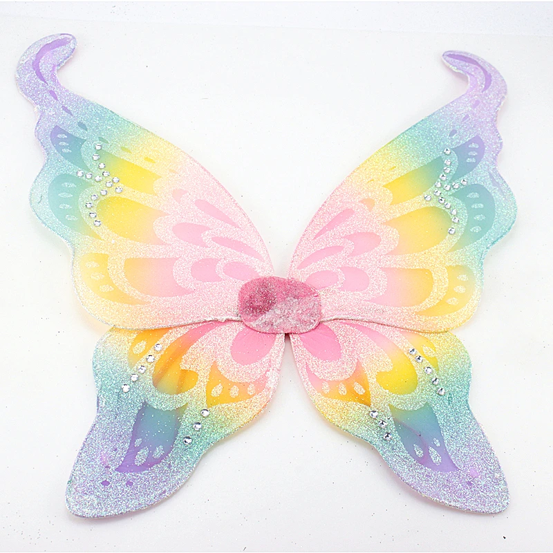 Hot sale Halloween colourful dress up adult children Butterfly wings