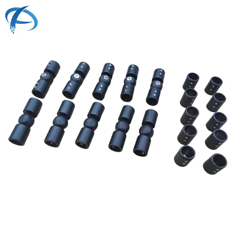 A0228 Austin Stainless Steel Sus304 Matt Black  Round Tube Glass Shower Door Fittings Tube Connector