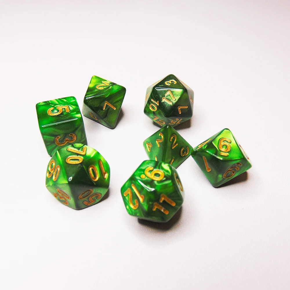 Factory direct sales dice resin dice set Dungeons and Dragons DND dice