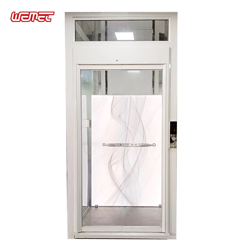 WEMET safe home lift low noise small passenger elevator customized residential elevator hydraulic lift with CE