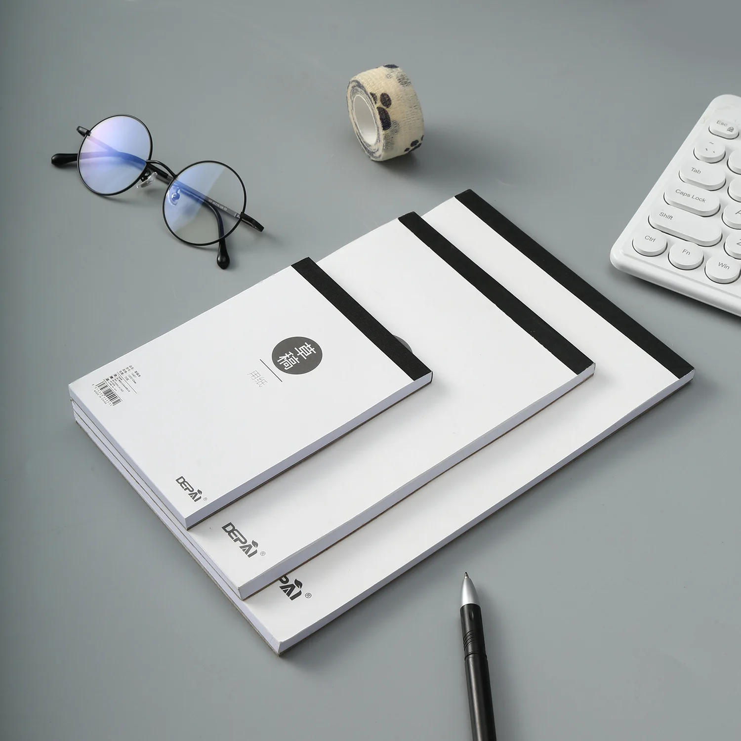 Simple Thickened A3 Spiral Note Book Student Exercise and Business Draft Thermal Binding Paper Cover Manufacturer Direct
