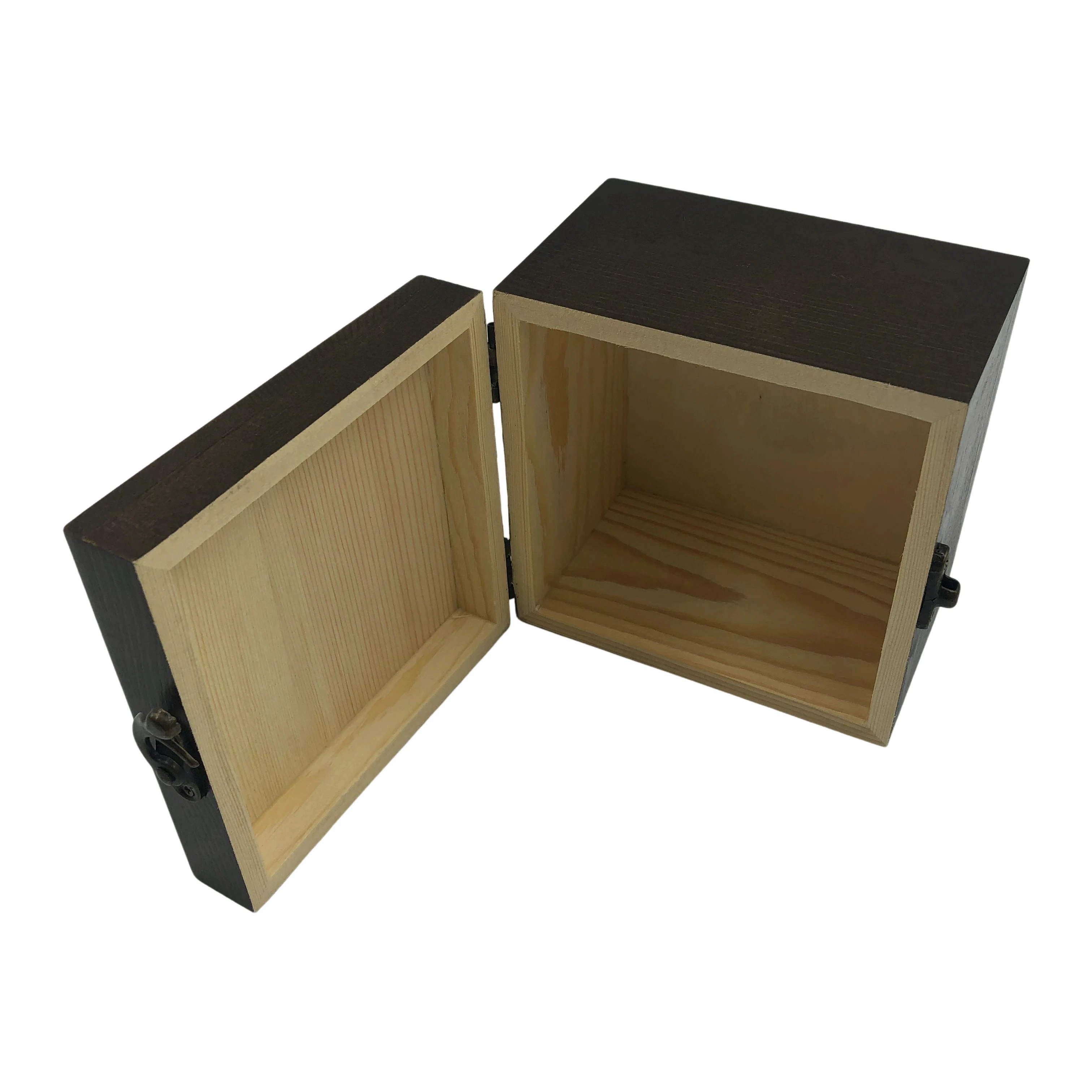 Custom Cheap Painted Gift Coffee Cup Storage Pine Wooden Tea Bag Packaging Box