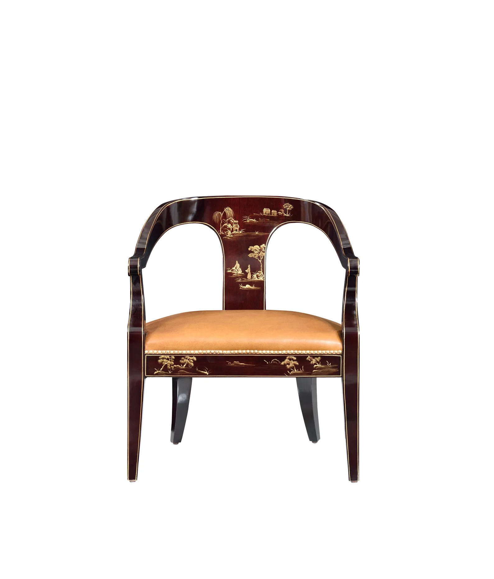 Wooden Living Room Sofa Luxury Leather Cushion Mahogany Living Room Sofa  Living Room Furniture