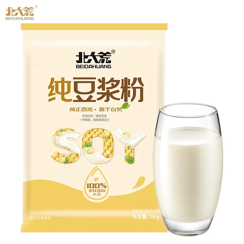 
Hotsale healthy no added 700g/bag instant Non-GMO soya milk powder 