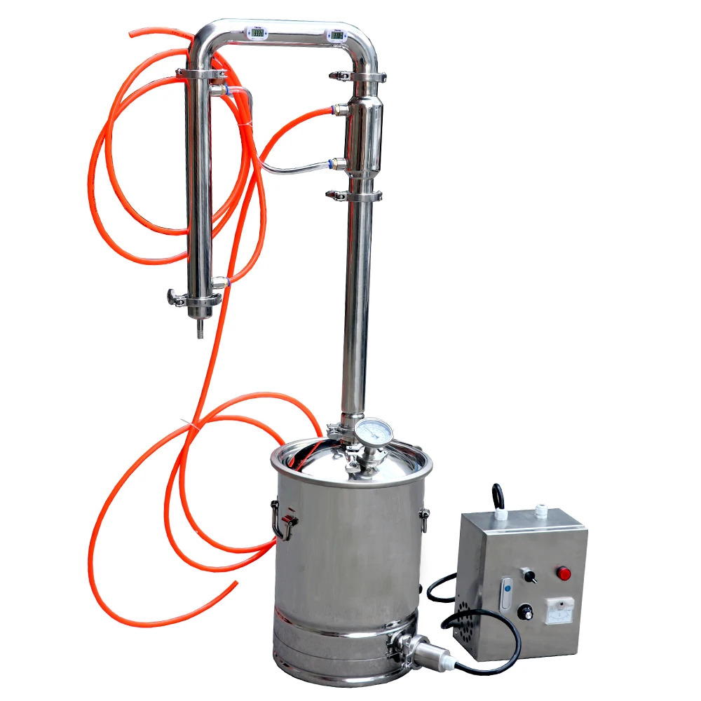 50Litres Stainless Steel Wine Making Kit Water Kit for DIY Whisky Distiller Home Brewing