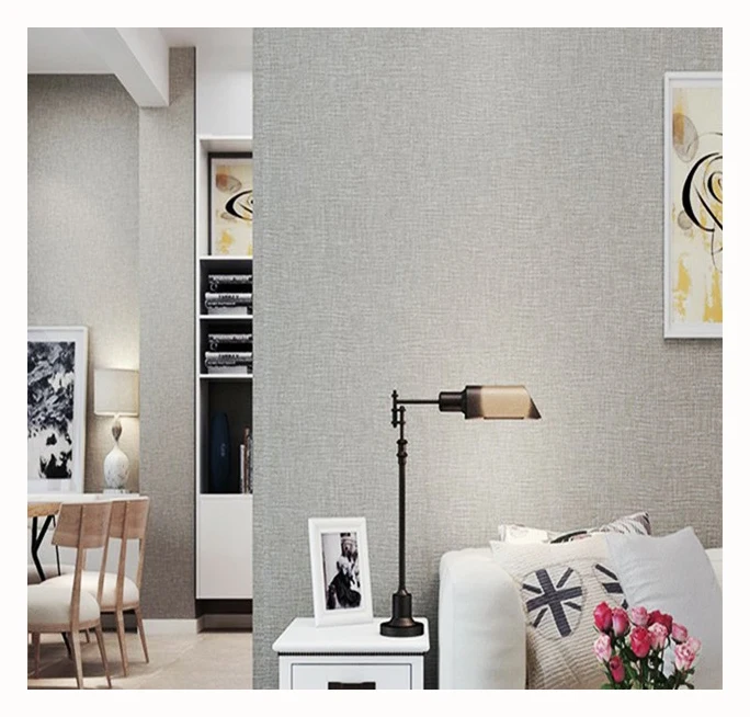 Modern Custom Home Interior Water Proof Living Room PVC Vinyl Teslin Fabric Wall Covering Wallpaper