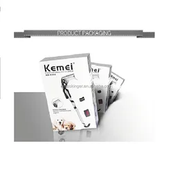 kemei KM-809A  electric hair trimmer with LCD professional hair clipper cordless trimmer