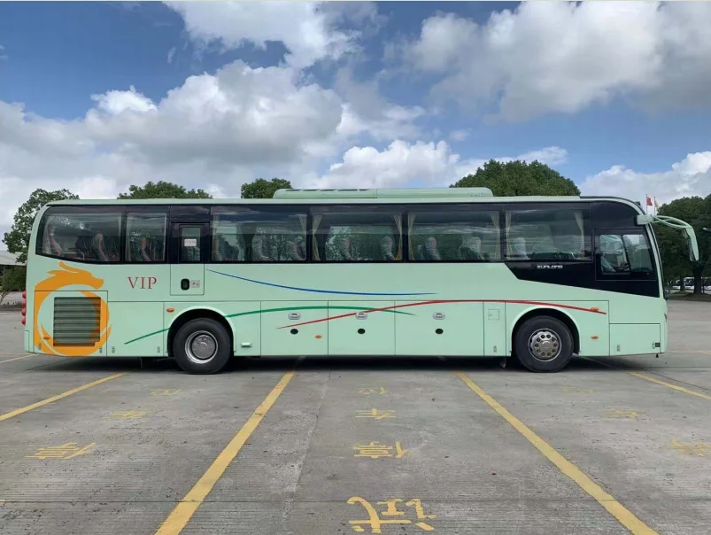 New Trend Coach Bus For Sale China Brand Long Distance Coach Bus 47 Passenger Seats Diesel Bus Right Hand Drive