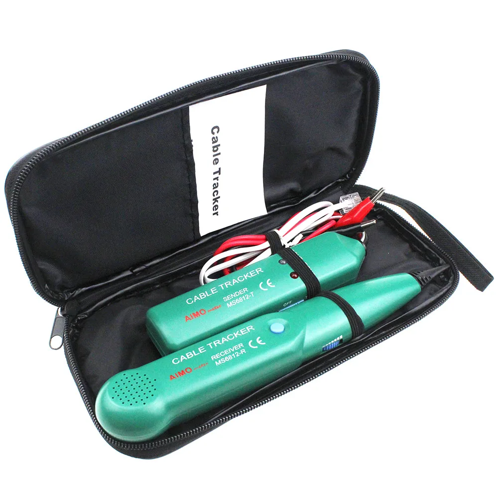 MS6812 Telephone Wire Tracer UTP Tool Kit LAN Network Cable Tester Line Finder With original AIMOmeter