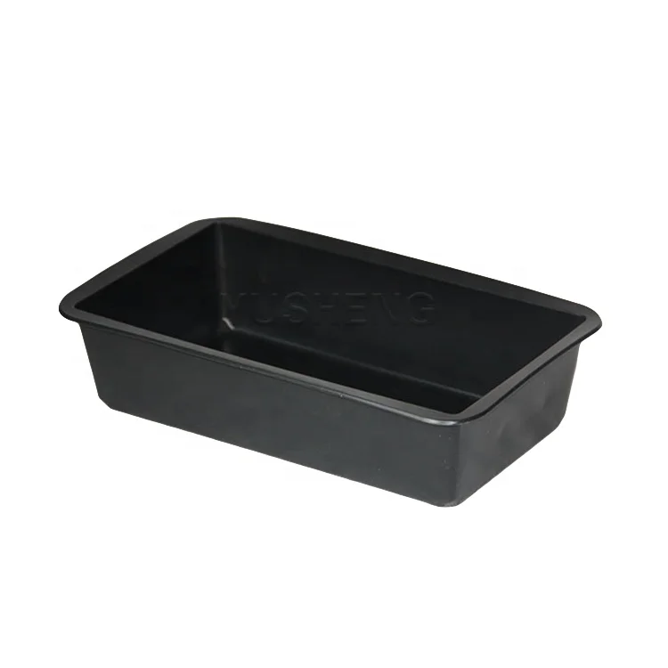 Disposable clear plastic container with lid,plastic tray rectangular