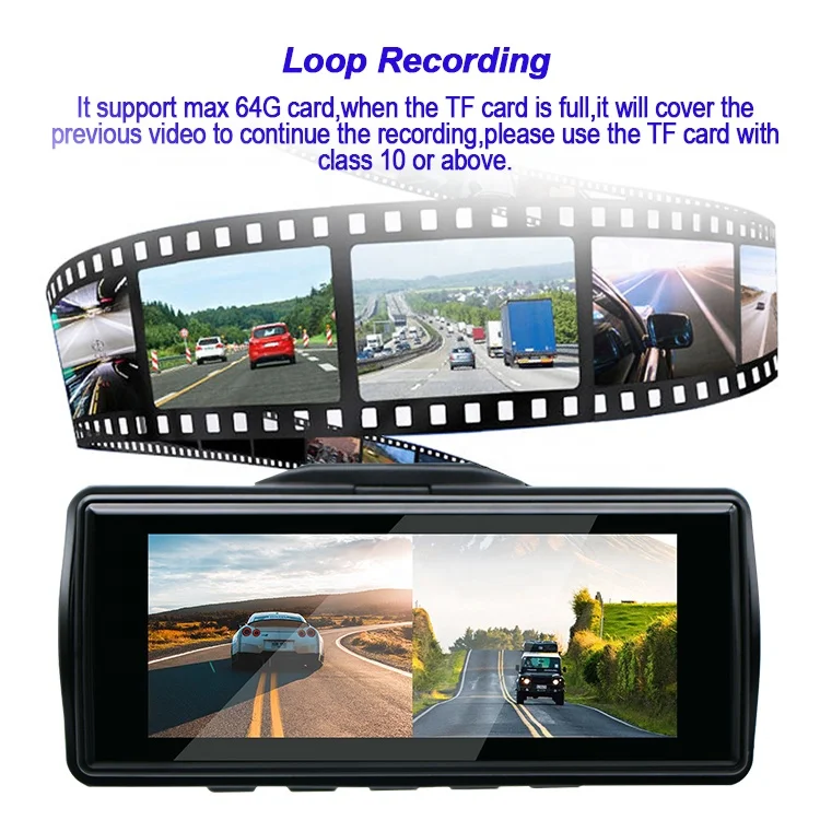 New 4k 1080p Car DashCam with GPS 3.16 Inch Ultra Hd 2160p 60fps wifi Car Dvr Camera Recorder With Night Vision