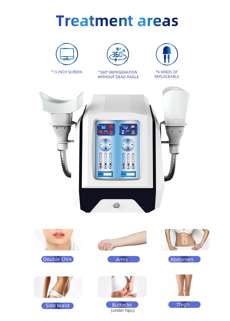 Best sale 2 handles body sculpt machine fat freezing machine cryolipolysis silicont vacuum cryolipolysis  machine