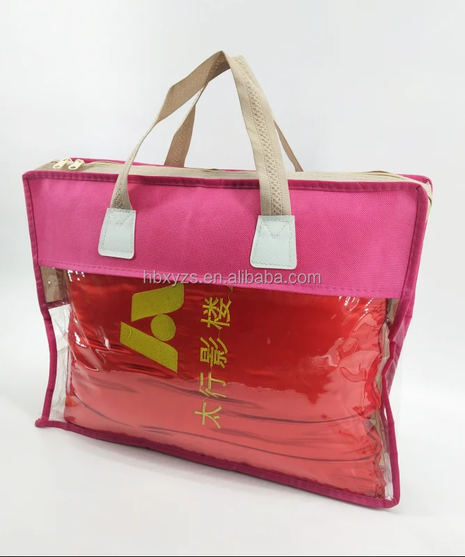 Promotional and full printed gift bag with non woven fabric