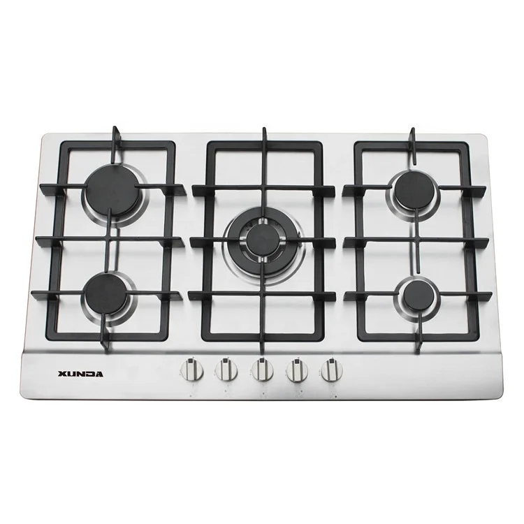 Xunda Outdoor Built-in 4 Burner Gas Stainless Steel gas burner parts Gas Cooktops