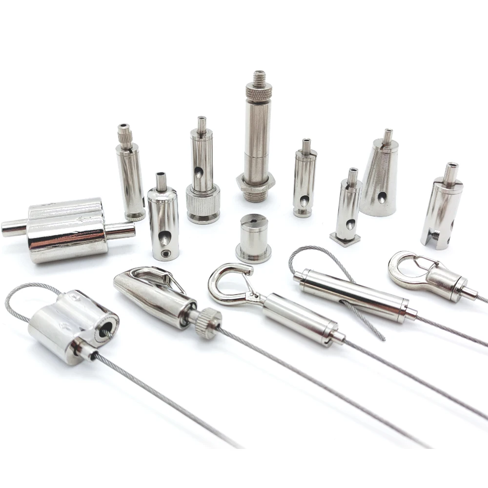 Best quality manufacturer OEM ODM cable wire suspension kit adjustable copper self-locking cable gripper
