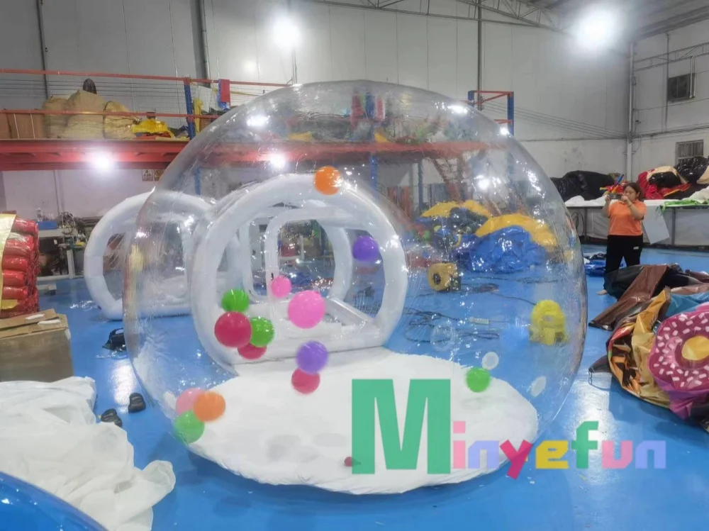 Commercial  Tent Bubble Tent Inflatable Bubble Bounce House Kids Party Clear Dome Balloon Garden