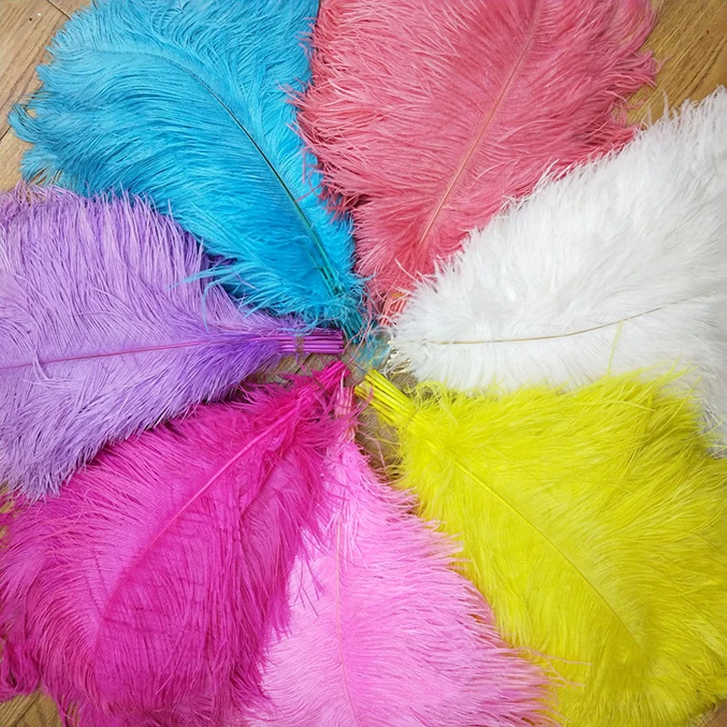 Most popular wedding natural white ostrich feather for wedding decoration