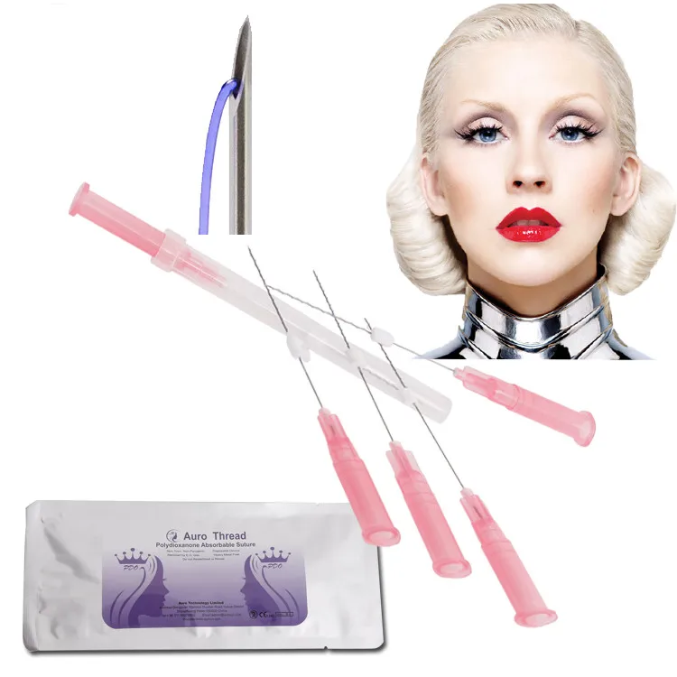 High quality Absorable suture beauty Mono 30G 13mm anti aging mono facial face lifting 13mm PDO thread korea