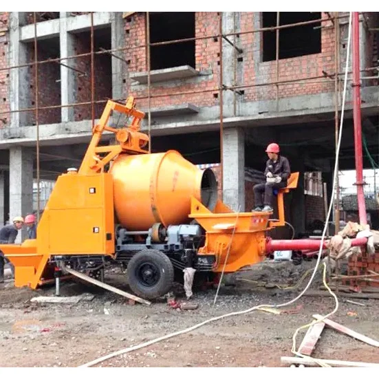 1-5m3 Stone Mini Concrete Pump Maker Concrete Diesel Pump Crawler Concrete Pump