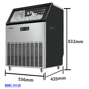 BIMC-H 120kg 150kg  200kg commercial ice cube machine with factory price