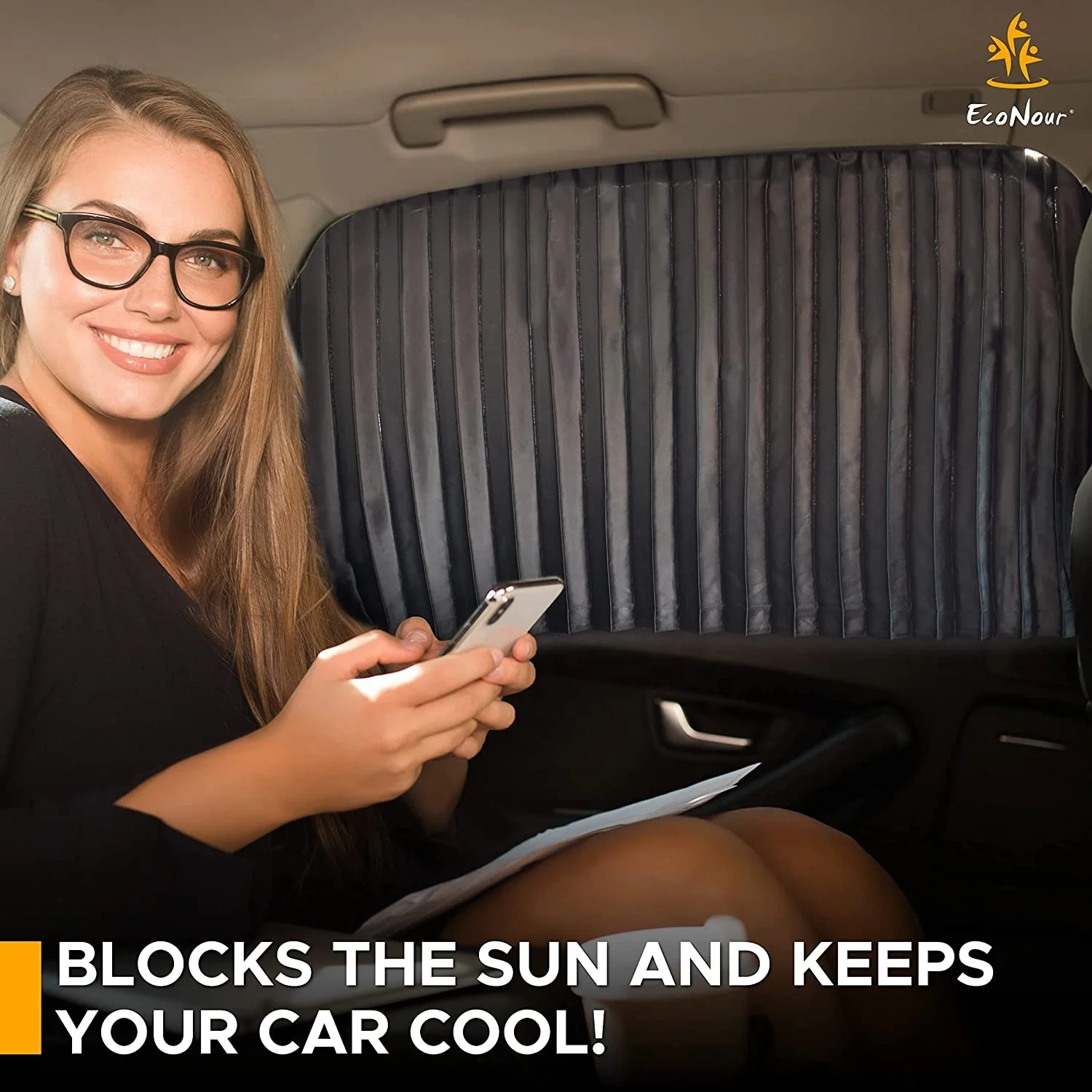 Rear Car Window Curtains  Car Shades for Side Windows Baby Offers Protection Against The Hot Sun  Magnetic Car Window Blinds