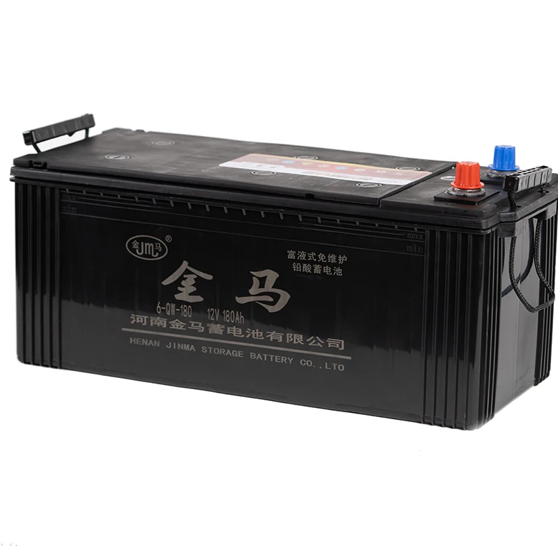Online Sales Fast delivery 12V N180 180Ah JIS Standard Lead-Acid Maintenance Free Battery