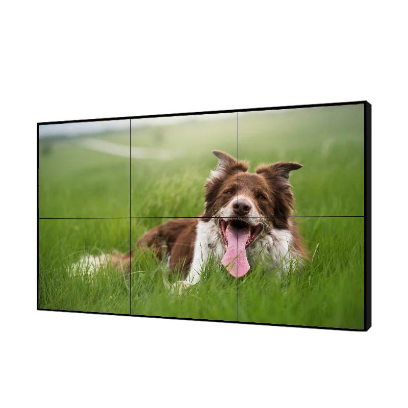 Hot selling advertising glasses Free 3D LCD Video Wall TV with video wall processor