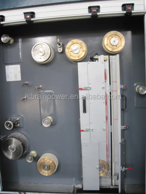 Two Wires Fine Wire Drawing Machine with two spool