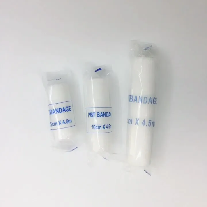 china manufacturer breathable pbt bandage for wound care