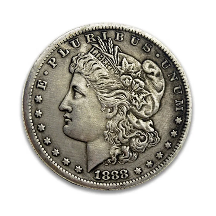 Fan Shu US Antique Custom Metal Token Morgan Silver Dollar Coin US