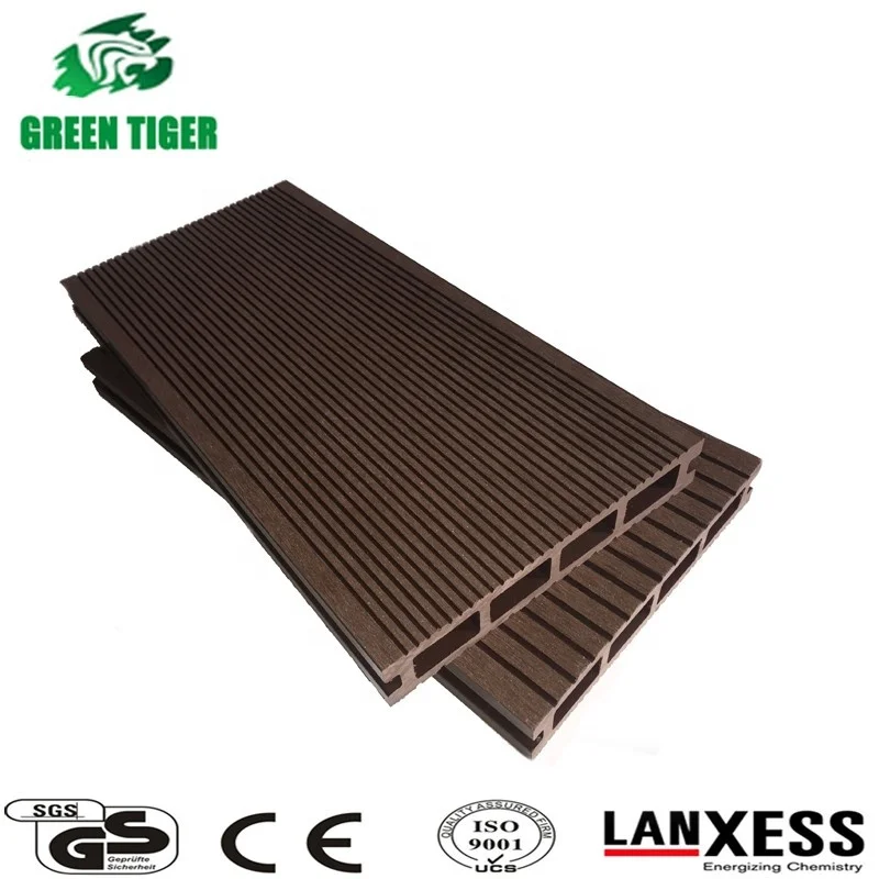 Bestselling outdoor WPC square hole waterproof and anti-corrosion WPC floor deck courtyard