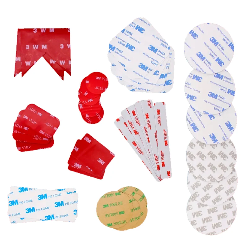 double sided thermo adhesive tape double sided circle strips 32x100 mobile strong plastic side adhesive pad