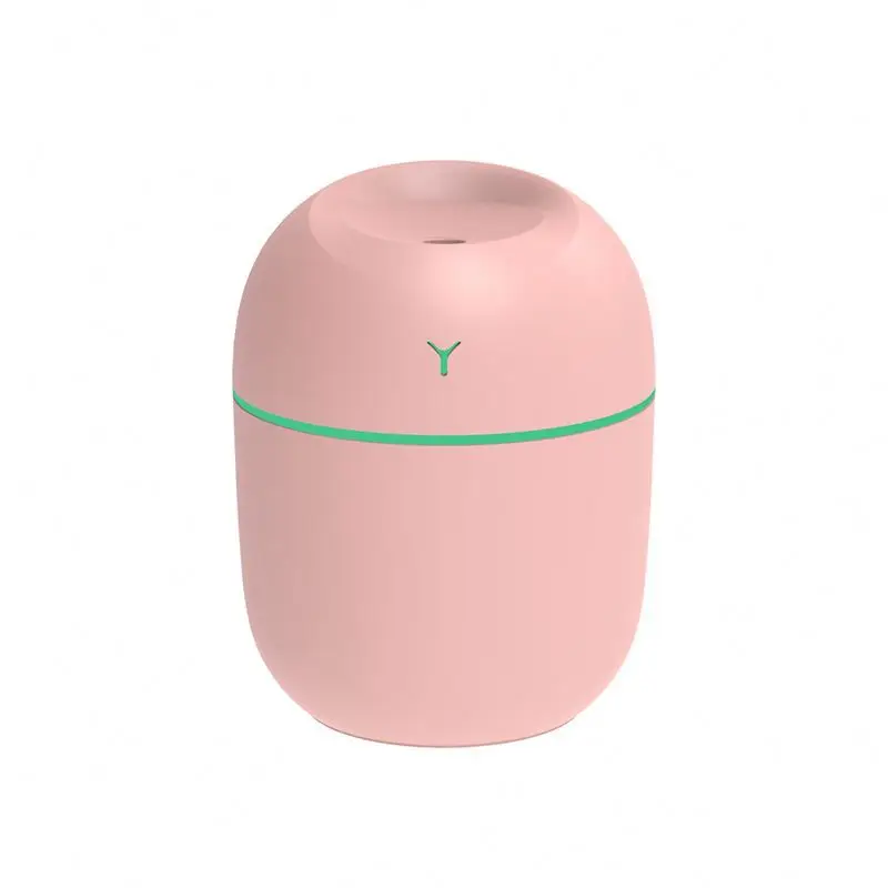 New Ultrasonic Mini Air Humidifier, 220Ml Aroma Essential Oil Diffuser For Home Car Usb Fogger Mist Maker With Led Night Lamp