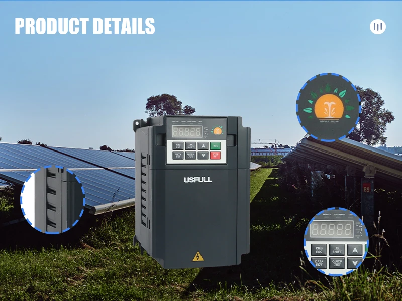 USFULL solar power solutions renewable energy 11kw dc/ac solar pump inverter