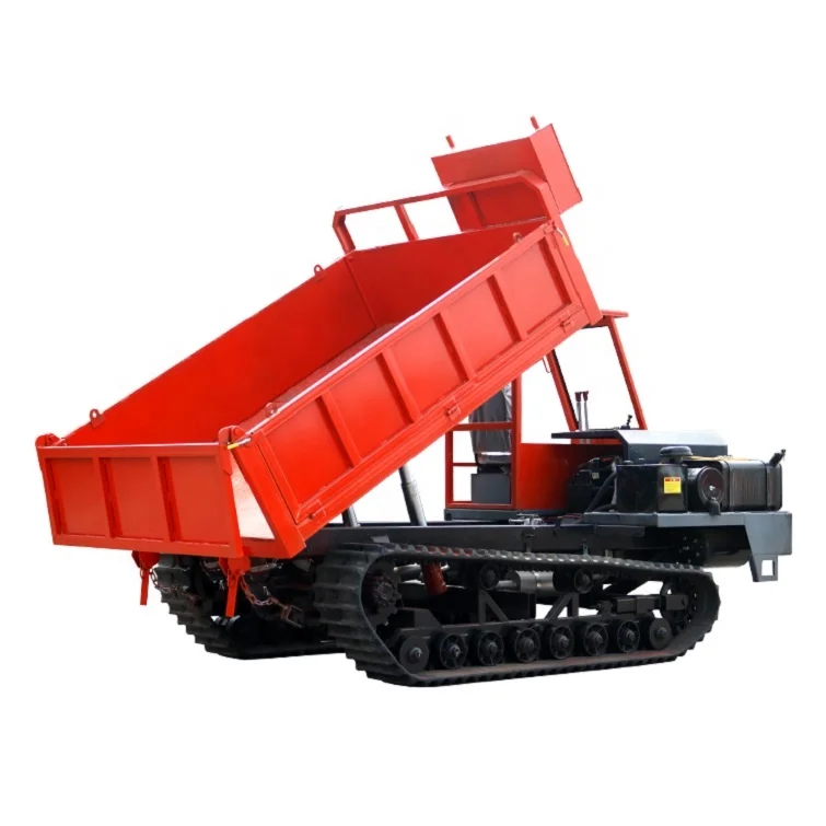 6 Ton 8 Ton Engine Powered Rubber Track Crawler Carrier for Construction